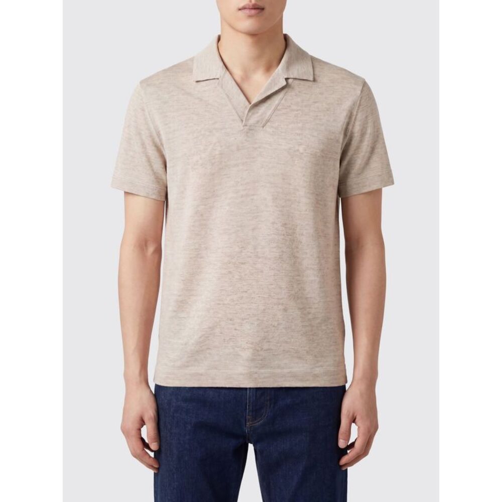 Zegna Polo Shirt Men Nude
